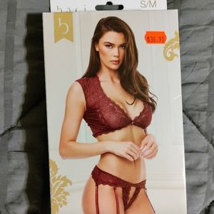 2 piece sexy lace bra set